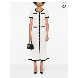 Self Portrait Knit Dress MIDI